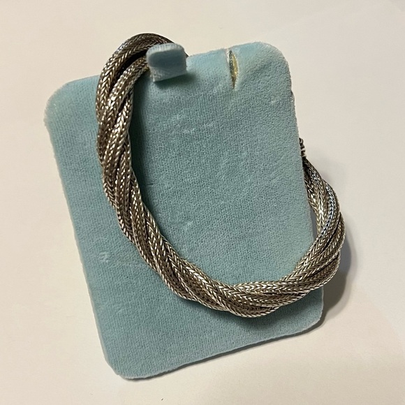BA Suarti Sterling Twisted Wheat Bracelet Toggle Clasp - Picture 2 of 4